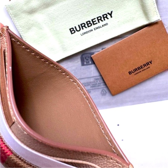 BURBERRY Sandon Canvas Check Slim Card Case NWT! - Picture 10 of 16